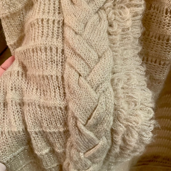 Chico’s Open Knit Knee-Length Cardigan - Picture 4 of 6